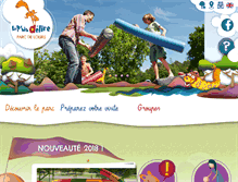 Tablet Screenshot of parc-jeux-petit-delire.com